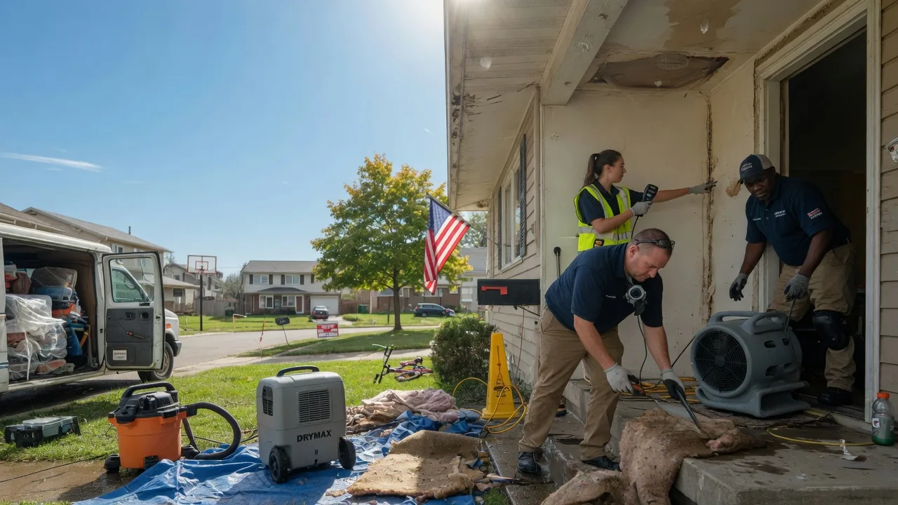 Water Damage Restoration in Wapakoneta, OH near me